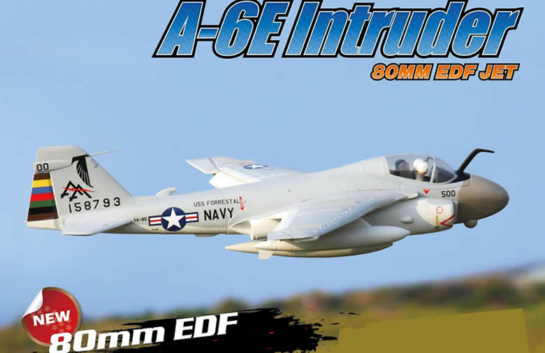 Freewing A-6 Intruder 80mm EDF Jet PNP 6S RC Airplane