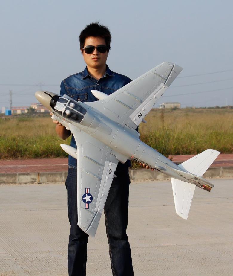 Freewing A-6 Intruder 80mm EDF Jet PNP 6S RC Airplane