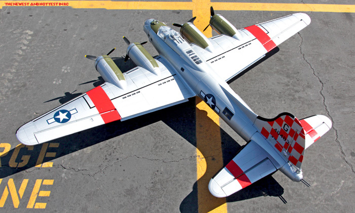 FreeWing B17 1600MM RC Flying Fortress EPO Foam PNP Silver RC Airplane