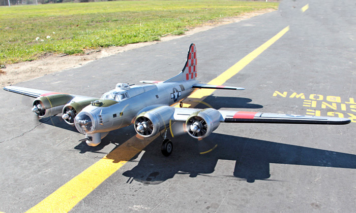 FreeWing B17 1600MM RC Flying Fortress EPO Foam PNP Silver RC Airplane