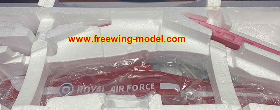 Freewing Red Arrow 70mm  RC Airplane package box