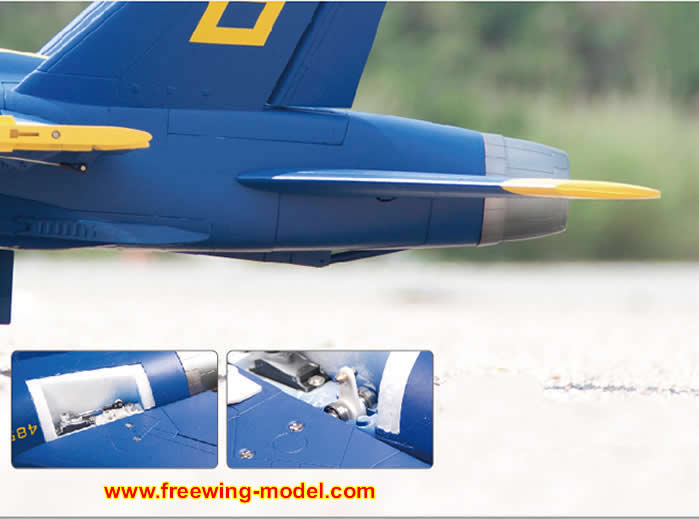 >Freewing F/A-18C Hornet Blue Angels 90mm EDF Jet PNP RC Airplane