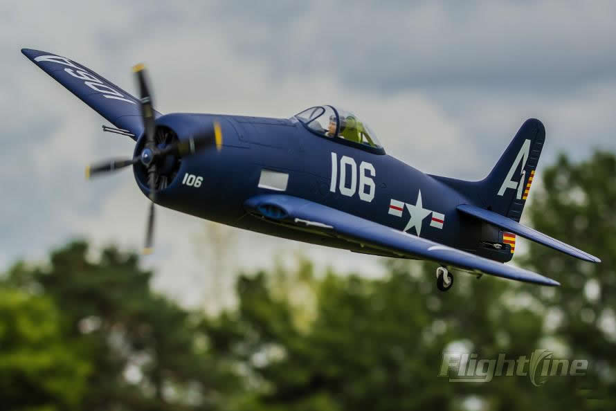 FlightLine RC F8F-1 Bearcat RC Airplane