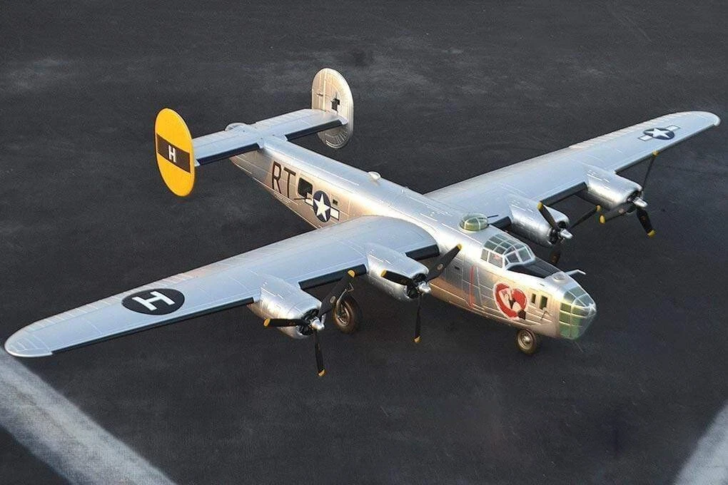 FlightLine B-24 Liberator Silver 2000mm (78 inch) Wingspan PNP FLW4011P RC Airplane