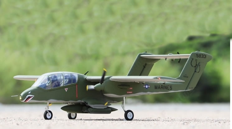 FlightLine OV-10 Bronco 1400mm  PNP RC Airplane