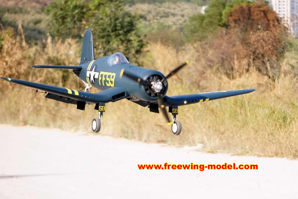 f4u rc airplane large size with