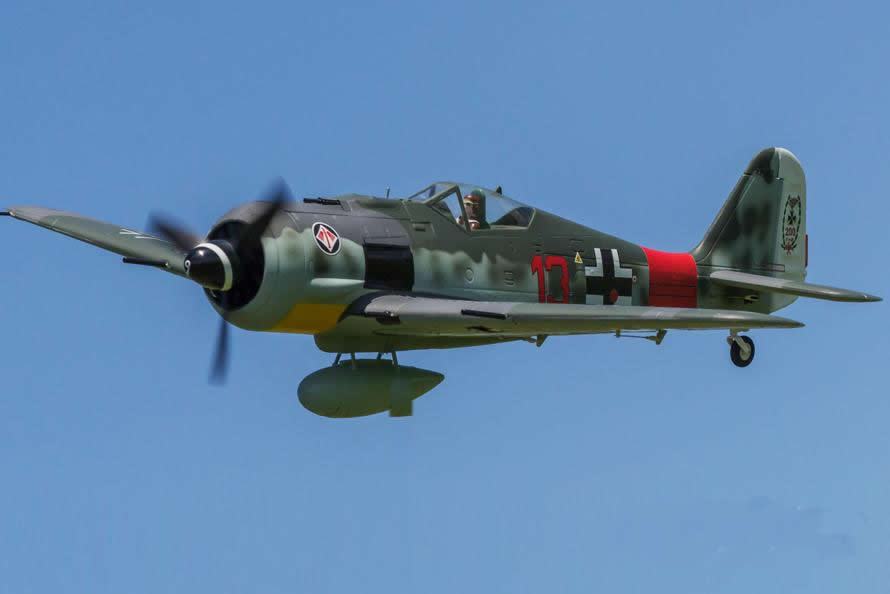 FlightLine RC FW-190 V2 1120mm Wingspan - PNP RC Airplane