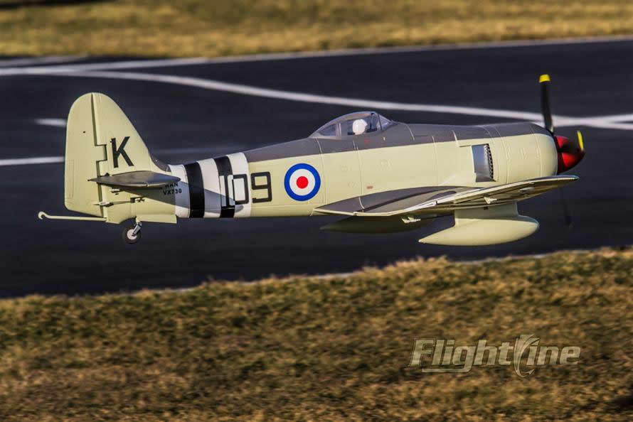 FlightLine RC Hawker Sea Fury 1200mm Wingspan PNP RC Airplane