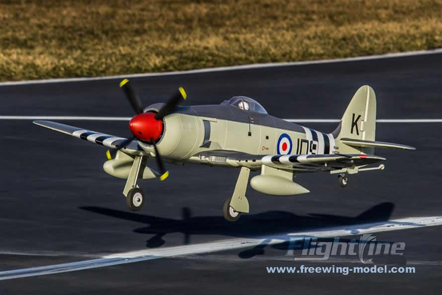 FlightLine RC Hawker Sea Fury 1200mm Wingspan PNP RC Airplane