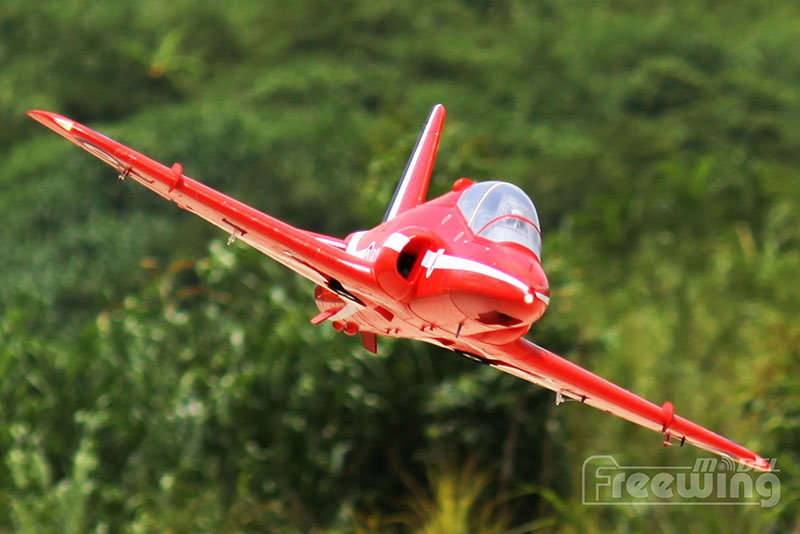 Freewing 6S Hawk T1 Red Arrow 70mm EDF Jet PNP RC Airplane