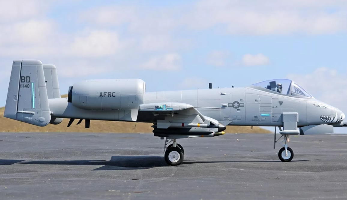 Freewing A-10 Thunderbolt II Super Scale Twin 80mm EDF Jet V2 PNP RC Airplane Flight