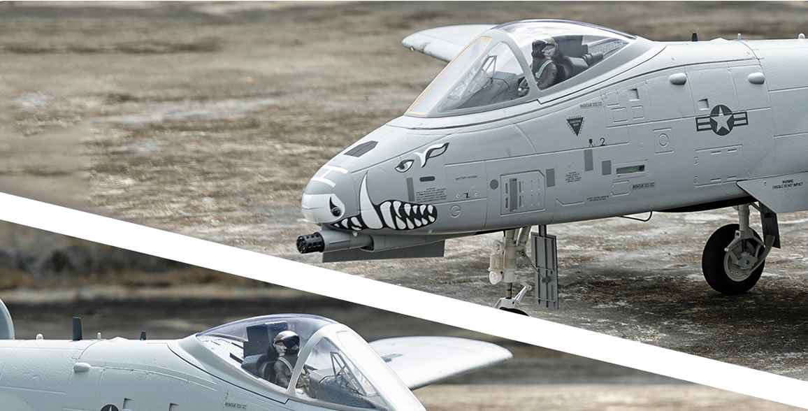 Freewing A-10 Thunderbolt II Super Scale Twin 80mm EDF Jet V2 PNP RC Airplane Flight