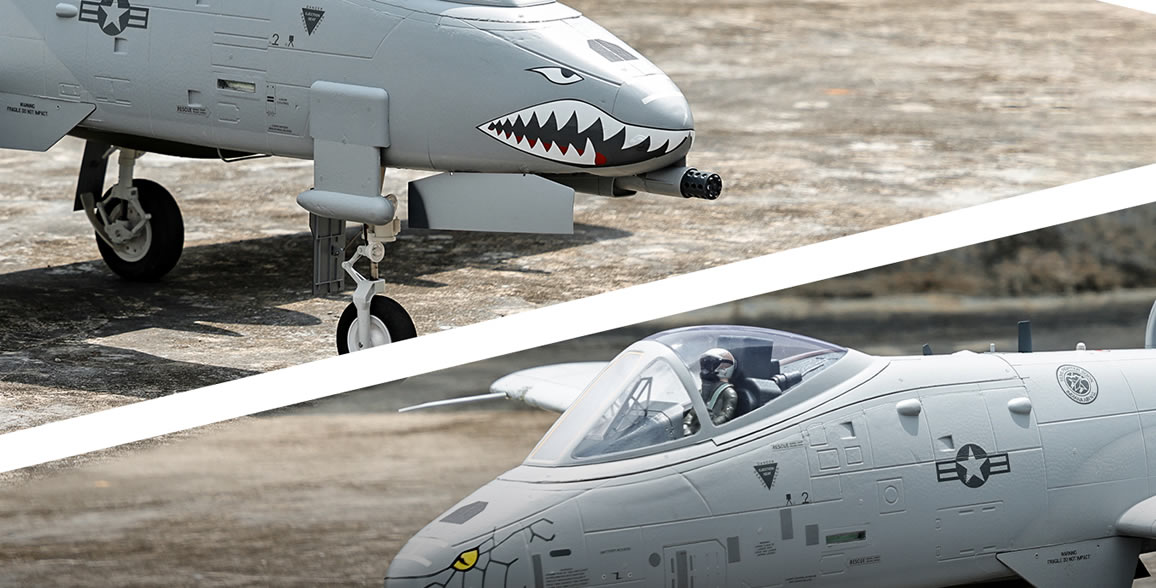 Freewing A-10 Thunderbolt II Super Scale Twin 80mm EDF Jet V2 PNP RC Airplane Flight