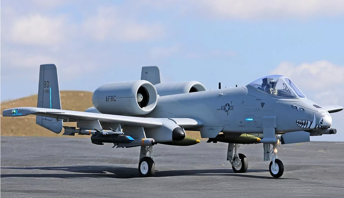 Freewing A-10 Thunderbolt II Super Scale Twin 80mm EDF Jet V2 PNP RC Airplane Flight