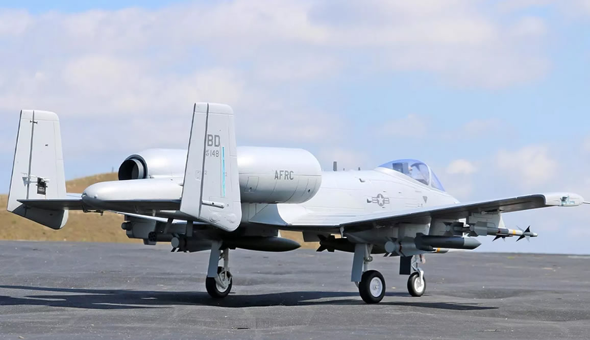 Freewing A-10 Thunderbolt II Super Scale Twin 80mm EDF Jet V2 PNP RC Airplane Flight