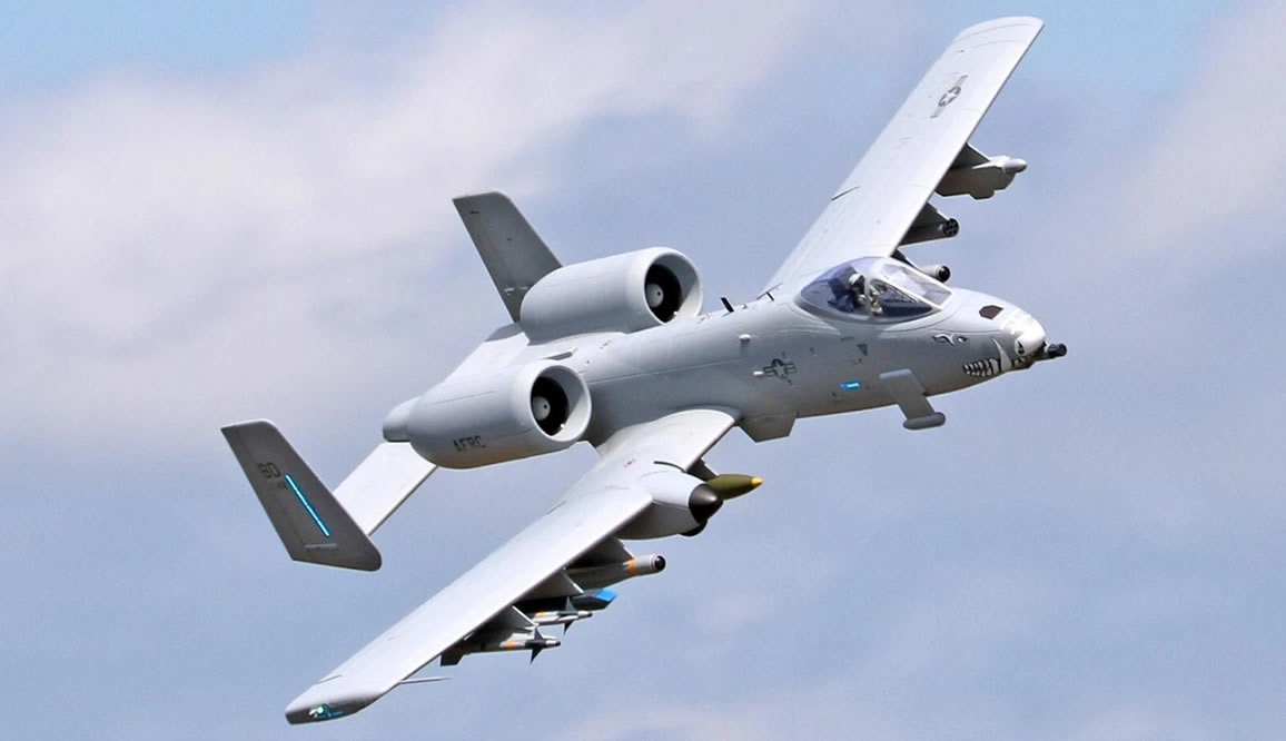 Freewing A-10 Thunderbolt II Super Scale Twin 80mm EDF Jet V2 PNP RC Airplane Flight