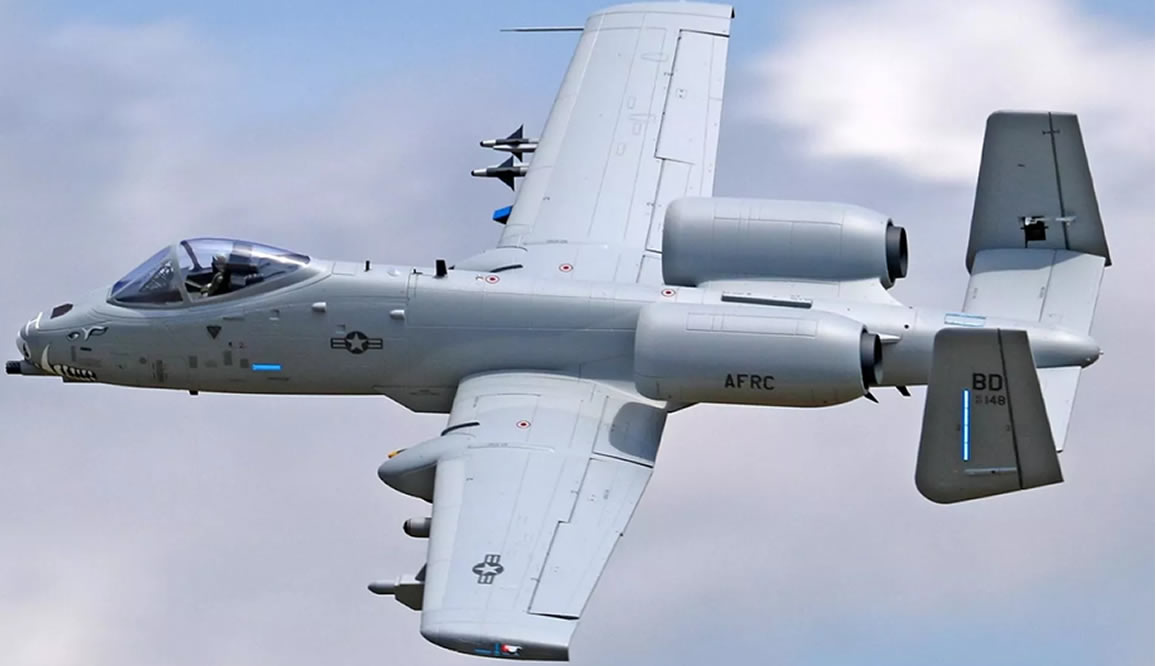 Freewing A-10 Thunderbolt II Super Scale Twin 80mm EDF Jet V2 PNP RC Airplane Flight