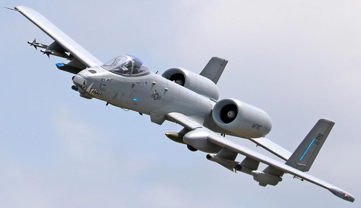 Freewing A-10 Thunderbolt II Super Scale Twin 80mm EDF Jet V2 PNP RC Airplane Flight