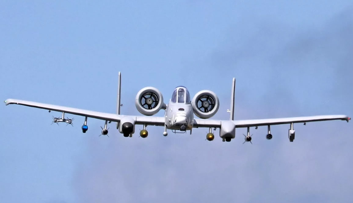 Freewing A-10 Thunderbolt II Super Scale Twin 80mm EDF Jet V2 PNP RC Airplane Flight