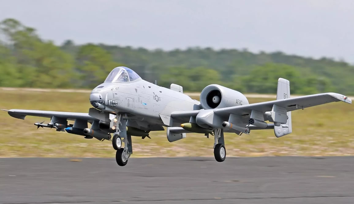 Freewing A-10 Thunderbolt II Super Scale Twin 80mm EDF Jet V2 PNP RC Airplane Flight