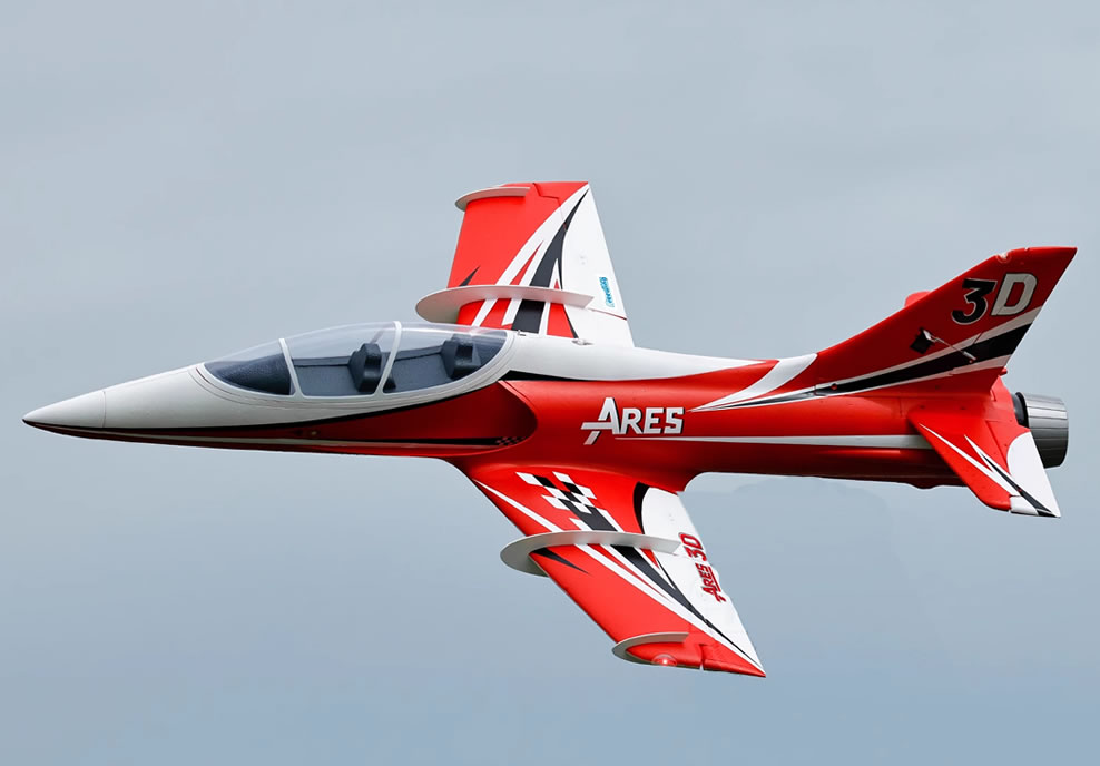 Freewing Ares 3D 90mm  EDF Sport Jet flight demo unboxing review