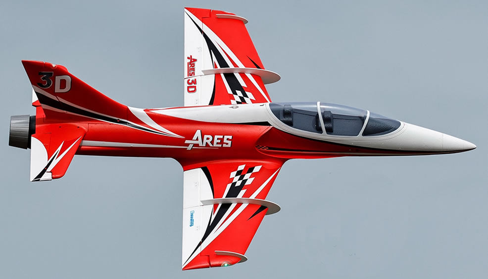 Freewing Ares 3D 90mm  EDF Sport Jet flight demo unboxing review