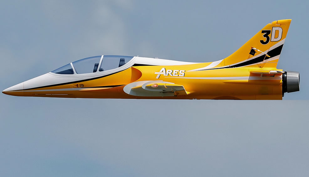 Freewing Ares 3D 90mm  EDF Sport Jet flight demo unboxing review