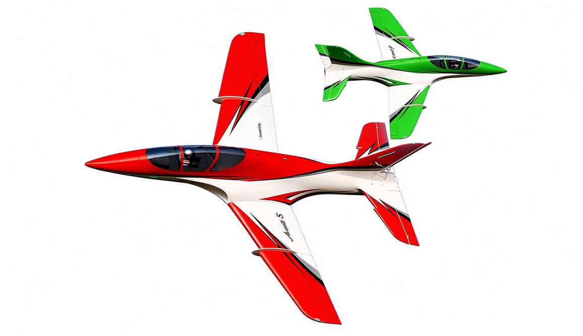 Freewing Avanti S Green High Performance 90mm EDF Sport 8S PNP Jet