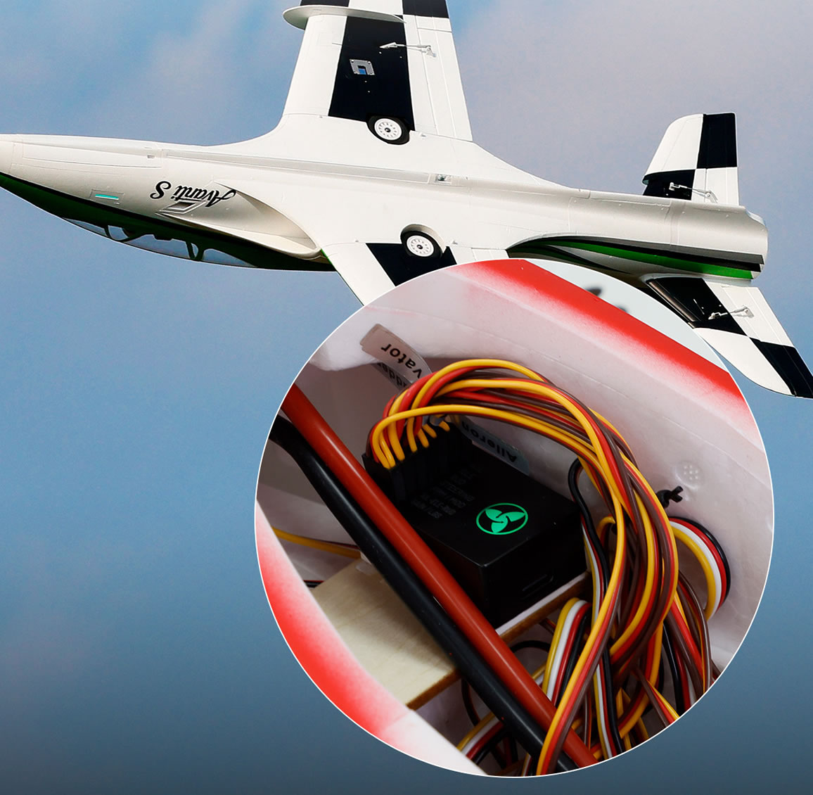 Freewing Avanti S Green High Performance 90mm EDF Sport 8S PNP Jet