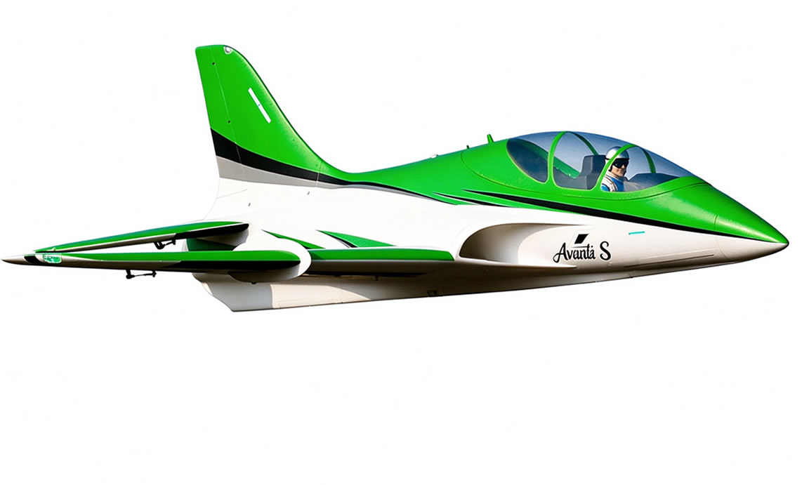 Freewing Avanti S Green High Performance 90mm EDF Sport 8S PNP Jet