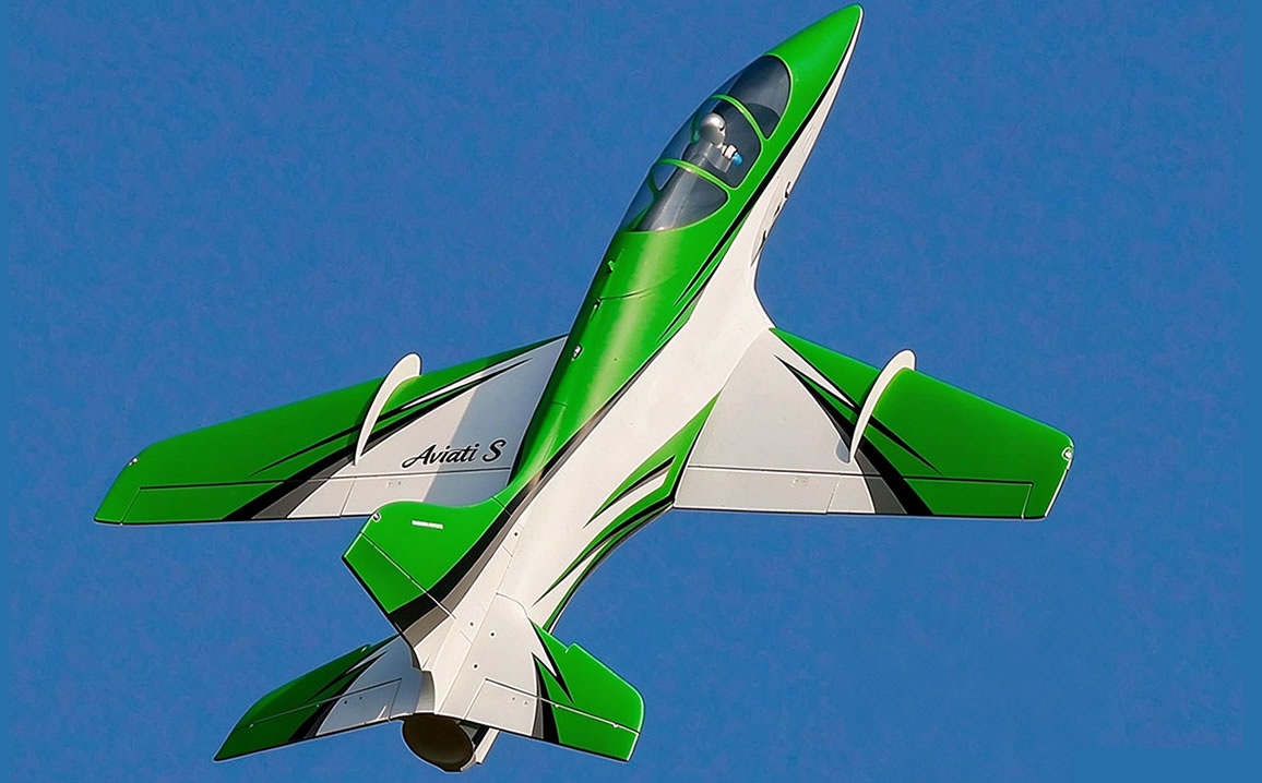 Freewing Avanti S Green High Performance 90mm EDF Sport 8S PNP Jet