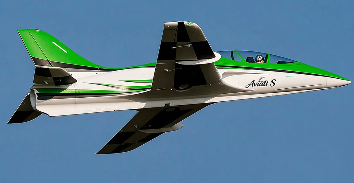 Freewing Avanti S Green High Performance 90mm EDF Sport 8S PNP Jet
