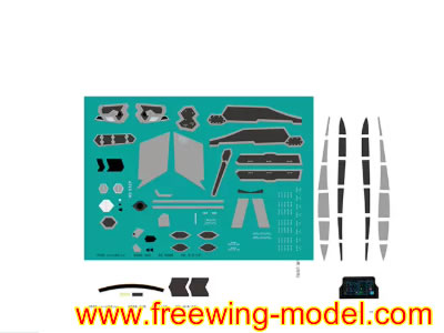 Freewing F-35C Lightning II 110mm EDF Jet Decal A