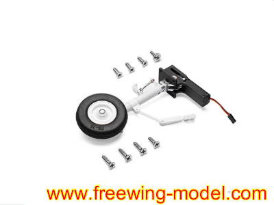 Freewing F-35C Lightning II 110mm EDF Jet Left Landing set Strut and Wheel with Retract