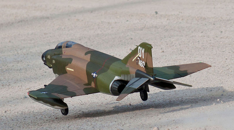 Freewing F-4D Phantom II 90mm EDF Jet - ARF PLUS Servo Rc Airplane