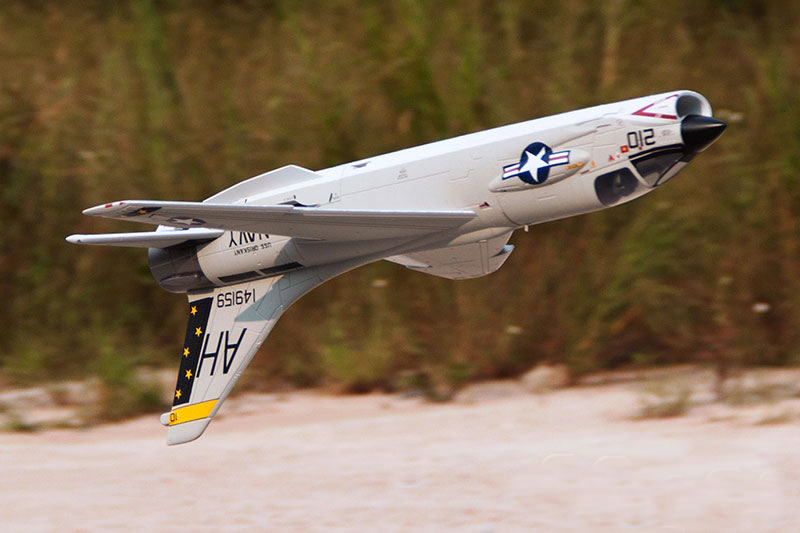 Freewing F-8 Crusader 64mm Jet PNP 3S RC Airplane