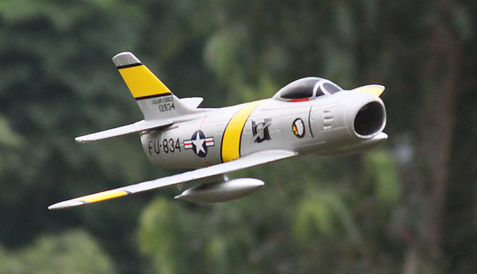 64mm Freewing F-86 Sabre Jolley Roger PNP  RC Airplane