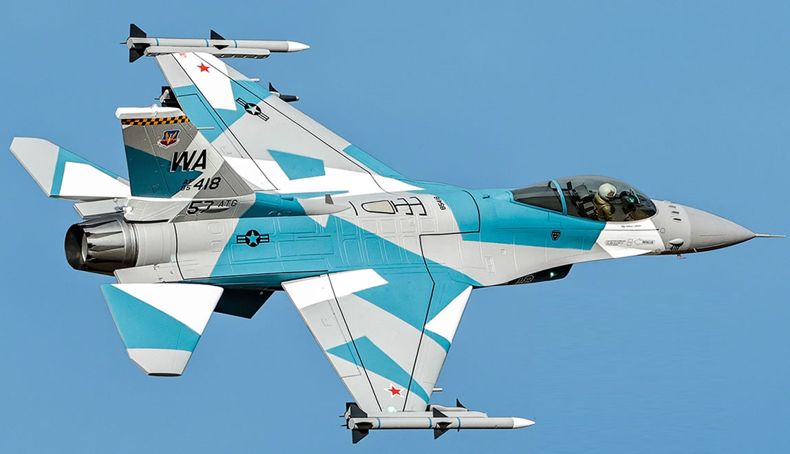 Freewing F-16 V2 90mm Ultra Performance PNP EDF Jet Flight Video Flight Image