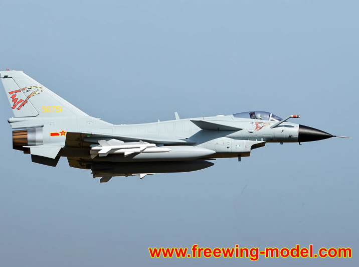 >Freewing J-10A Super Scale 90mm Jet  JET Flight Image