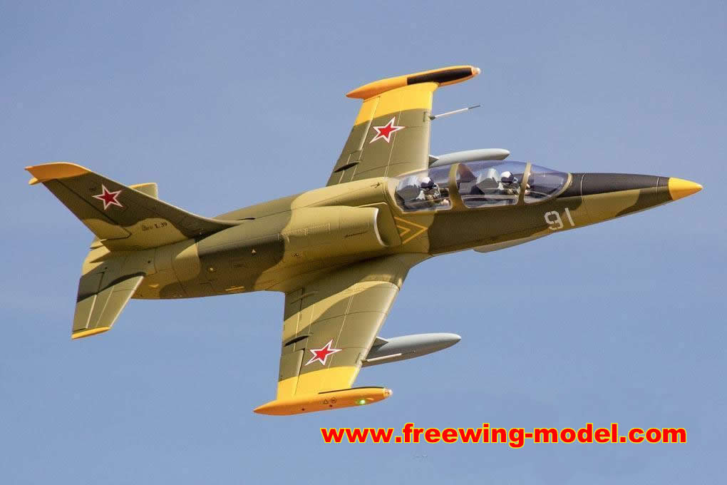 Freewing L-39 Albatros Camo 80mm EDF Jet PNP RC Jet