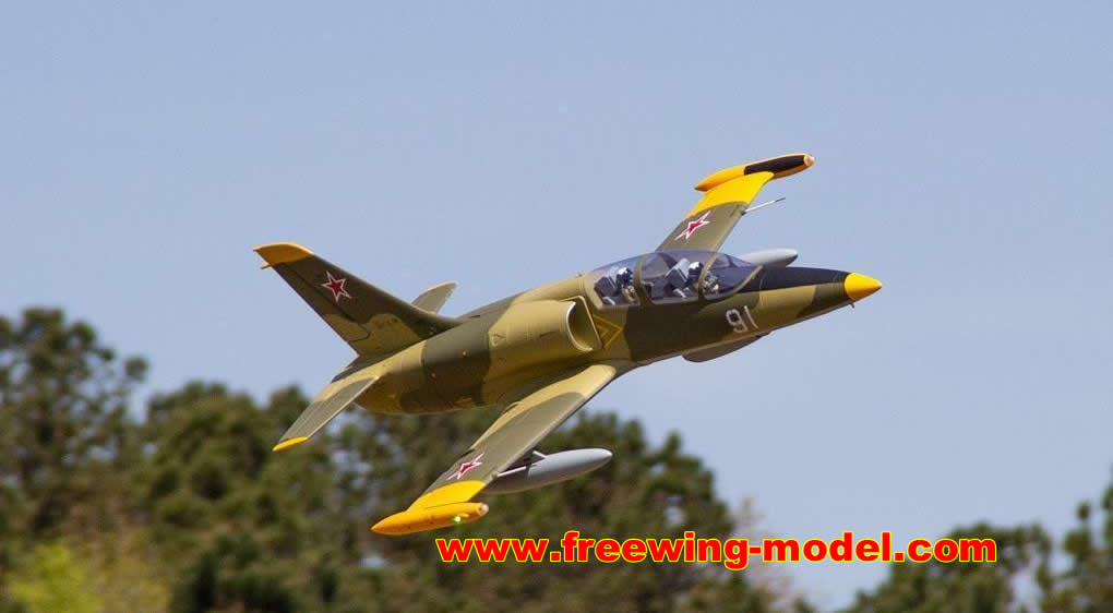 Freewing L-39 Albatros Camo 80mm EDF Jet ARF PLUS Servo RC airplane