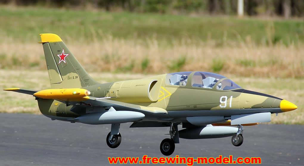 Freewing L-39 Albatros Camo V2  80mm EDF Jet PNP RC Jet