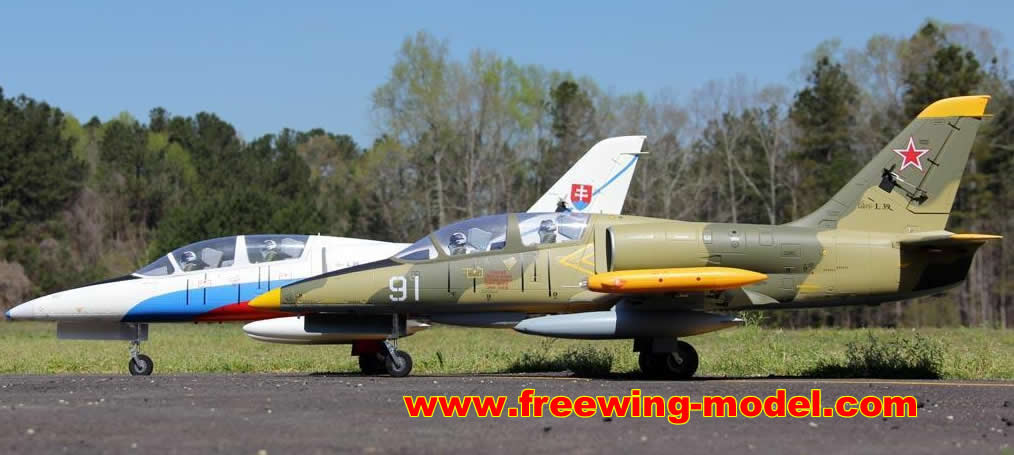 Freewing L-39 Albatros Camo V2  80mm EDF Jet PNP RC Jet