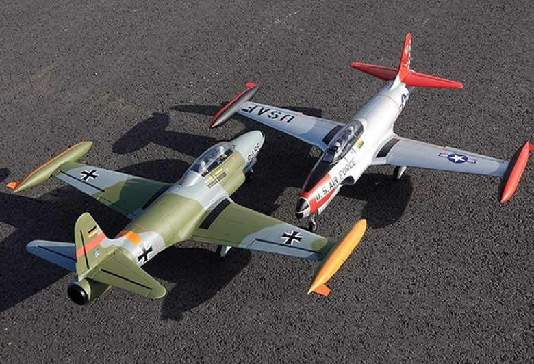 Freewing T-33 Shooting Star German 80mm EDF Jet PNP RC Airplane