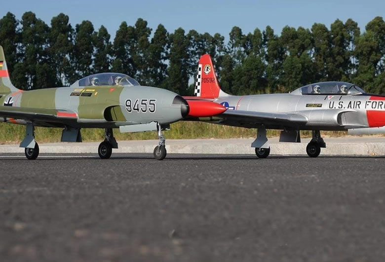 Freewing T-33 Shooting Star German 80mm EDF Jet PNP RC Airplane