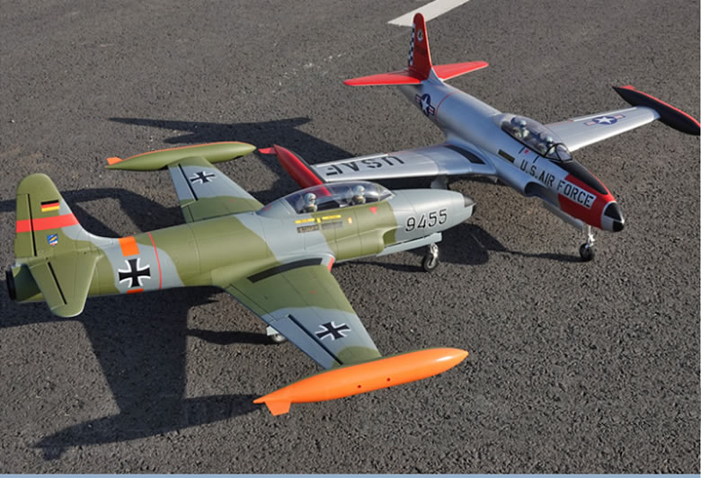 Freewing T-33 Shooting Star German 80mm EDF Jet PNP RC Airplane