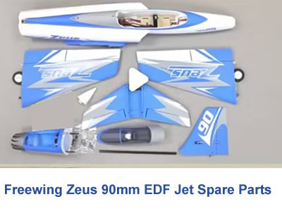 Spare parts  For freewing Zeus 90mm EDF sports Jet