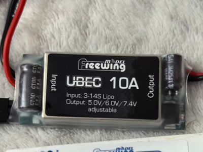 Freewing 130A V2 ESC with 10A UEBC