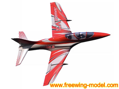 Freewing Avanti s V2 80mm EDF ARF PLUS RC Airplane