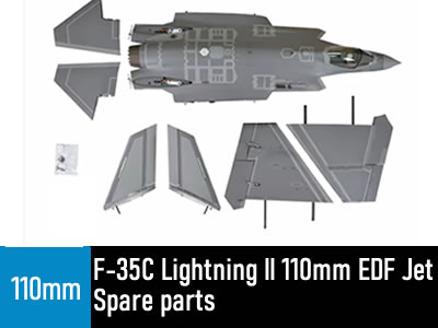 Freewing F-35C Lightning II 110mm EDF Jet Spare parts
